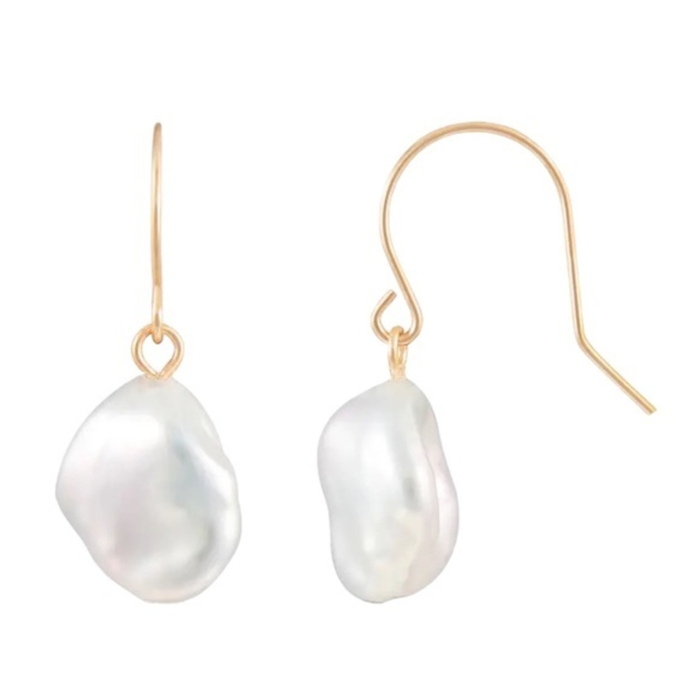 14K Gold 8-9mm Keshi Pearl Drop Earrings
SPLENDID PEARLS